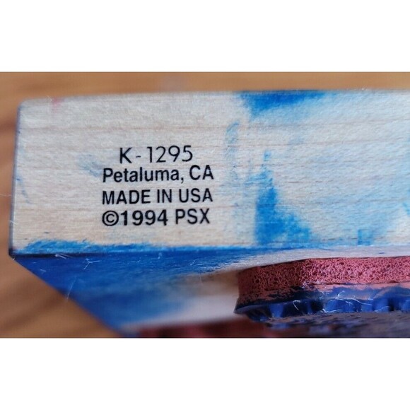 PSX K-1295 Rubber Stamp SCARY SCARECROW Pumpkin Head Halloween Jack O Lantern - Picture 5 of 5